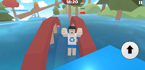 Escape from flood obby parkour Screenshot 1