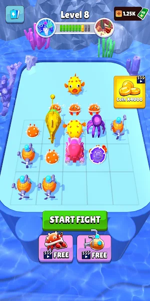 Deep Sea Wars-Merge Evolution Screenshot 2