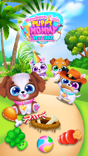 Newborn Puppy & Mommy Dog Pet Salon Doctor Daycare Screenshot 0