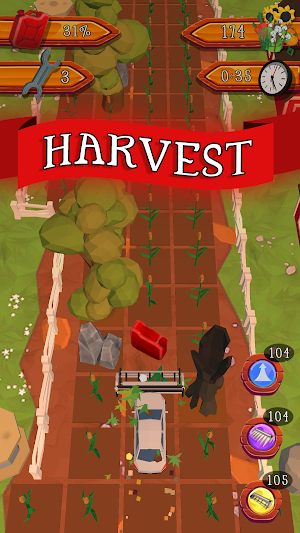 Harvester Run: Crop Day 3D Screenshot 0
