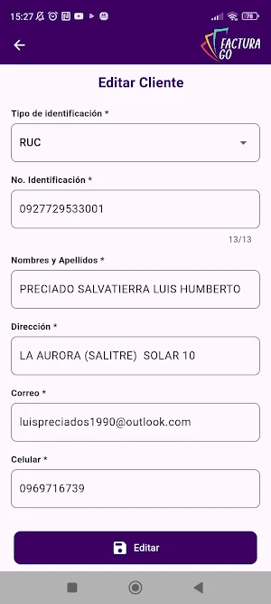 FacturaGo Screenshot 3