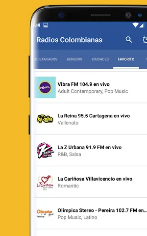 Emisoras Colombianas Gratis Screenshot 2