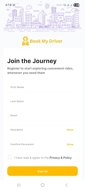 Book My Driver Screenshot 0