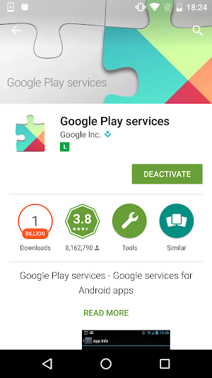 Help Play Services Error Screenshot 1