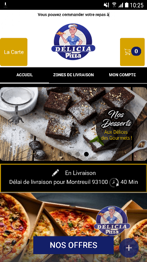 Delicia Pizza Screenshot 1