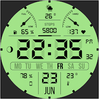 WFP 105 Retro watch face