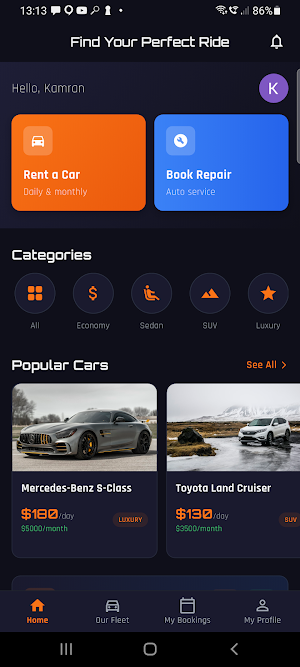 Best Star: Car Rental Screenshot 0