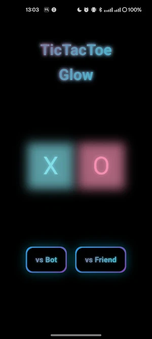 Tic Tac Toe Glow - Choices Screenshot 0