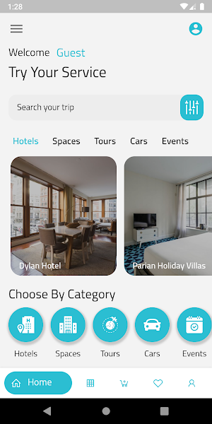 Modern Booking Screenshot 0