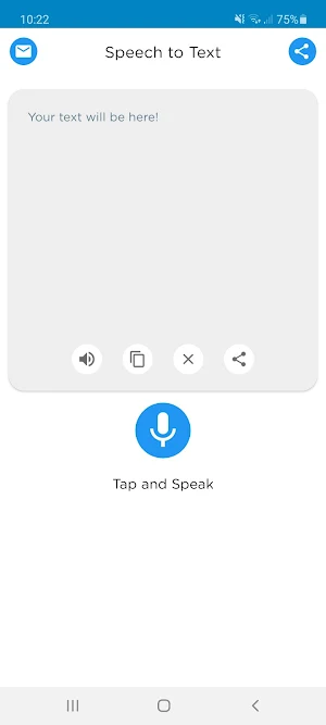 Speech to Text Screenshot 0