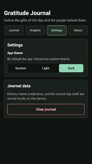 Gratitude Journal Screenshot 2
