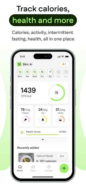 Slim AI - Food Calorie Tracker Screenshot 3