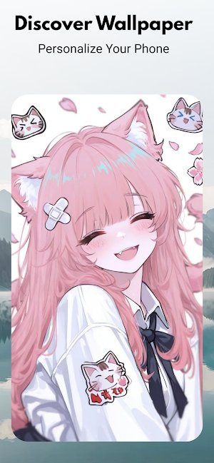 Cute Anime Girl Wallpaper HD Screenshot 0