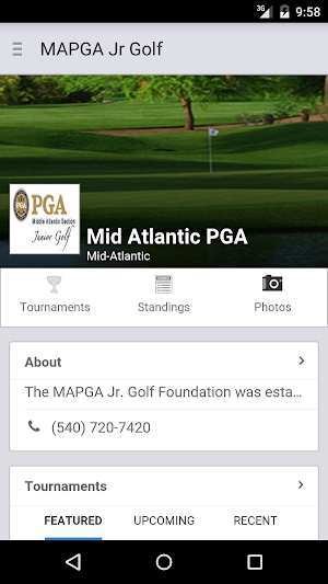 Middle Atlantic PGA Jr. Tour Screenshot 0