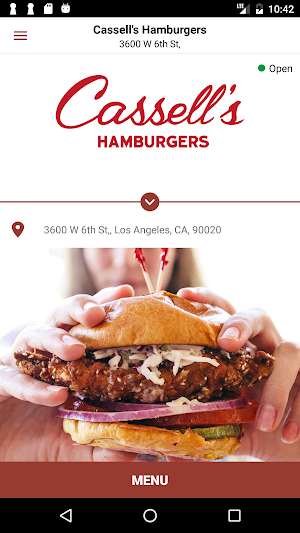 Cassells Hamburgers Screenshot 0