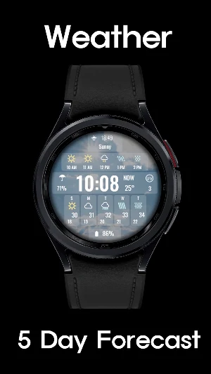 Weather Watch Face 05 Screenshot 3