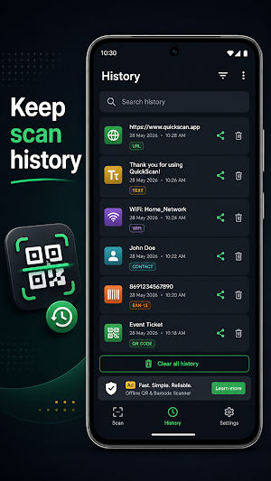 Simple QR Screenshot 2