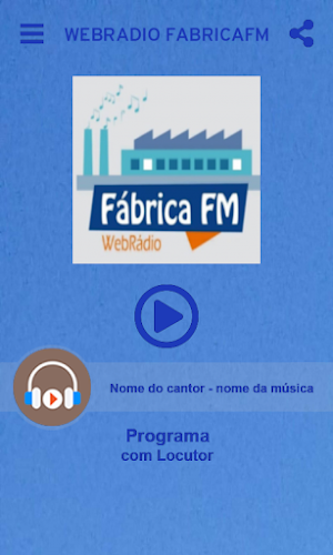 Rádio Fábrica FM Screenshot 1