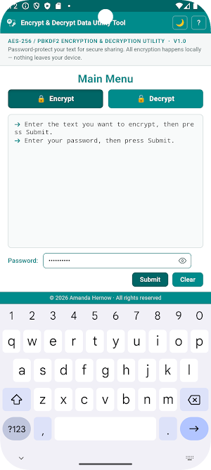 Encrypt & Decrypt Utility Tool Screenshot 3