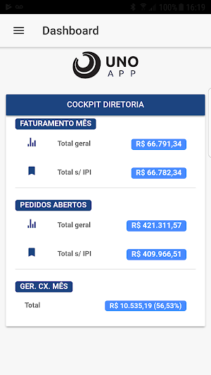 Uno ERP Screenshot 2
