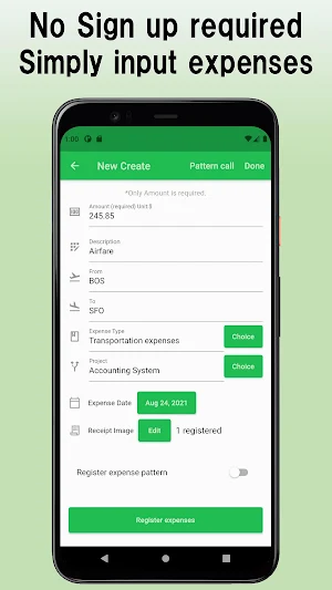 ExpenseRZ Screenshot 0