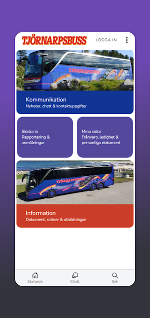 Tjörnarps Buss och Åkeri Screenshot 0