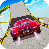 Stunt Race Games Mega Car Ramp