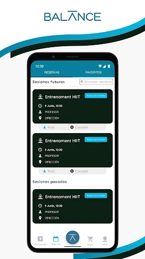 Balance Girona App Screenshot 2