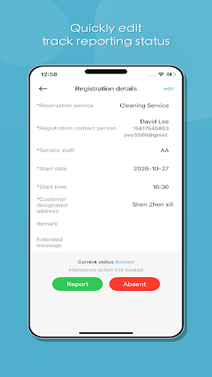 Weber Booking Screenshot 2