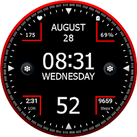 Key WF27 Digital Watch Face