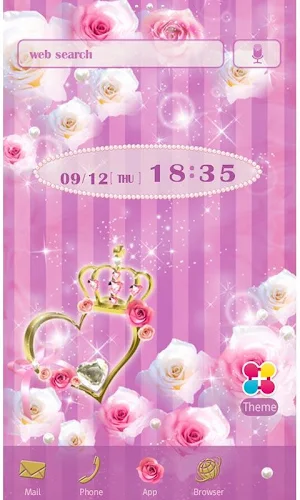 Heart Wallpaper Purple Delight Screenshot 0