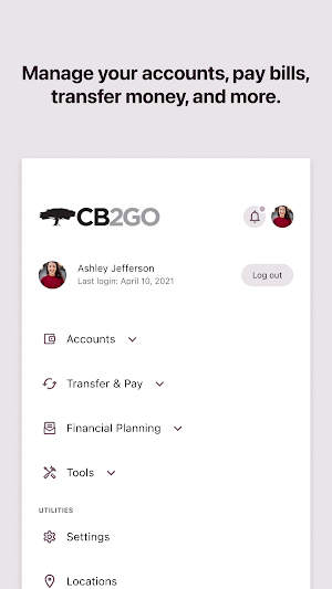 Community Bank's CB2GO Screenshot 3