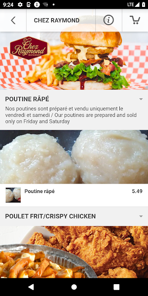 Chez Raymond Restaurant Screenshot 2