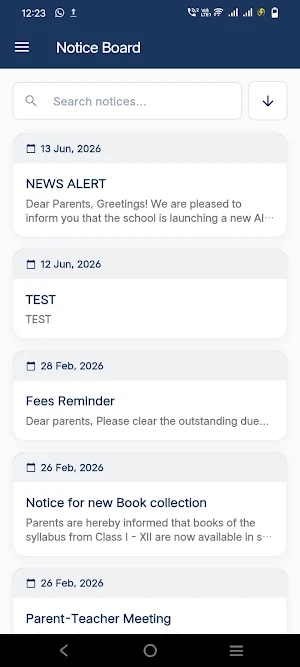 Jamiah School Parent Screenshot 0