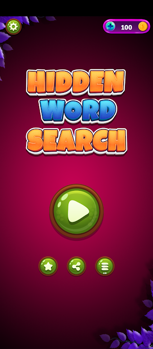 Hidden Word Search Puzzle Screenshot 1