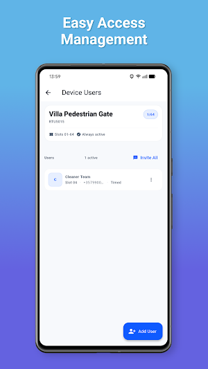 GateRelay – GSM Gate Control Screenshot 2
