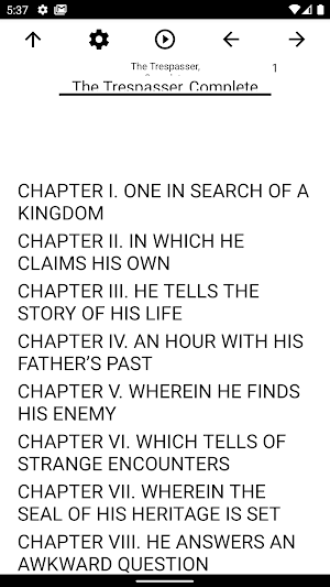 Book, The Trespasser, Complete Screenshot 0