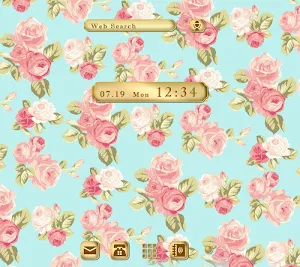Cute Theme-Elegant Floral- Screenshot 0