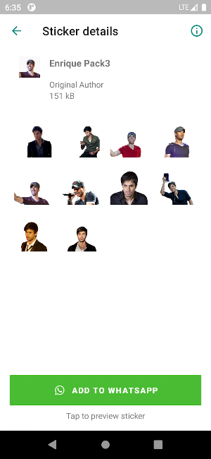 Enrique Iglesias Stickers Screenshot 3