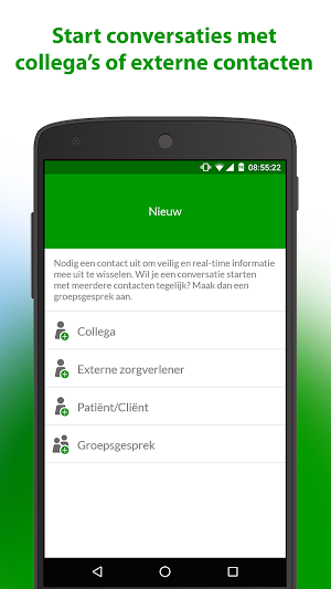 Zorg Messenger Screenshot 2