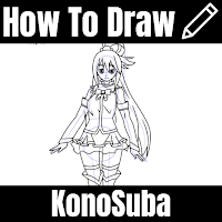 How to Draw KonoSuba Anime