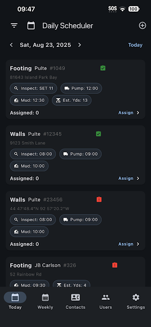 Stockness Scheduling Screenshot 0