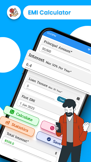 Loan EMI Calculator Screenshot 0