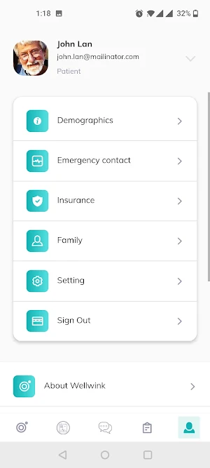 WellWink Patient Screenshot 3