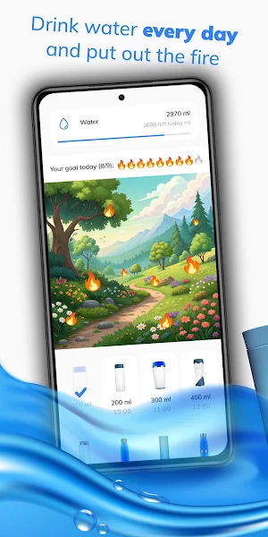 Drink Water Against Fire Screenshot 0