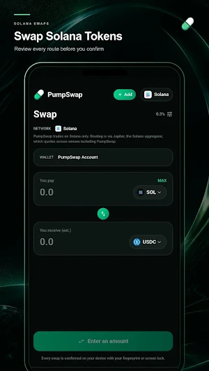 Pumpswap Wallet: Solana Screenshot 0