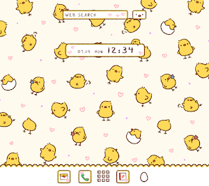 Cute Wallpaper Chick Paradise Theme Screenshot 0