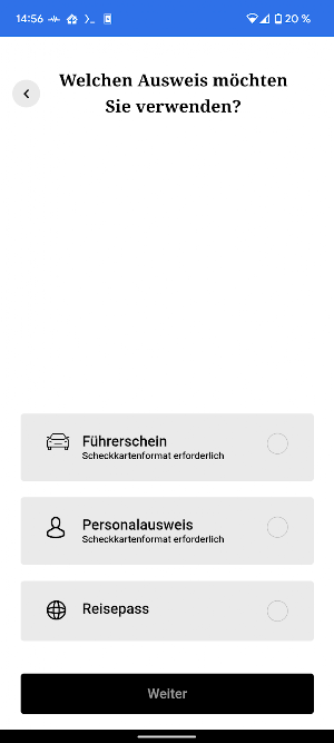POS Self-Ident Screenshot 2