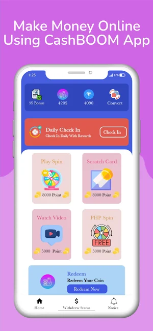 CashBOOM - Earn Real Money Screenshot 0