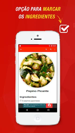 Receitas com Pepino Screenshot 1